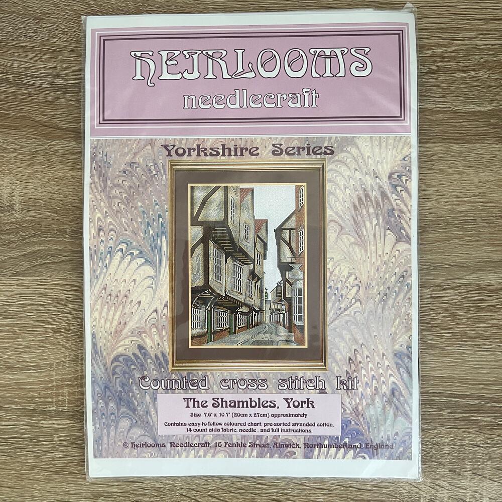 Heirlooms Needlecraft Yorkshire‎ Series The Shambles, York Cross Stitch Kit